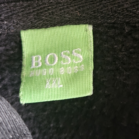 Hugo Boss Green Label Black Zip-Up Hoodie. 20 Ptp - Picture 3 of 7